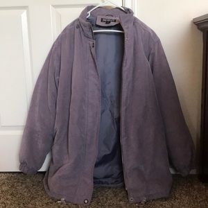 PURPLE SUEDE JACKET